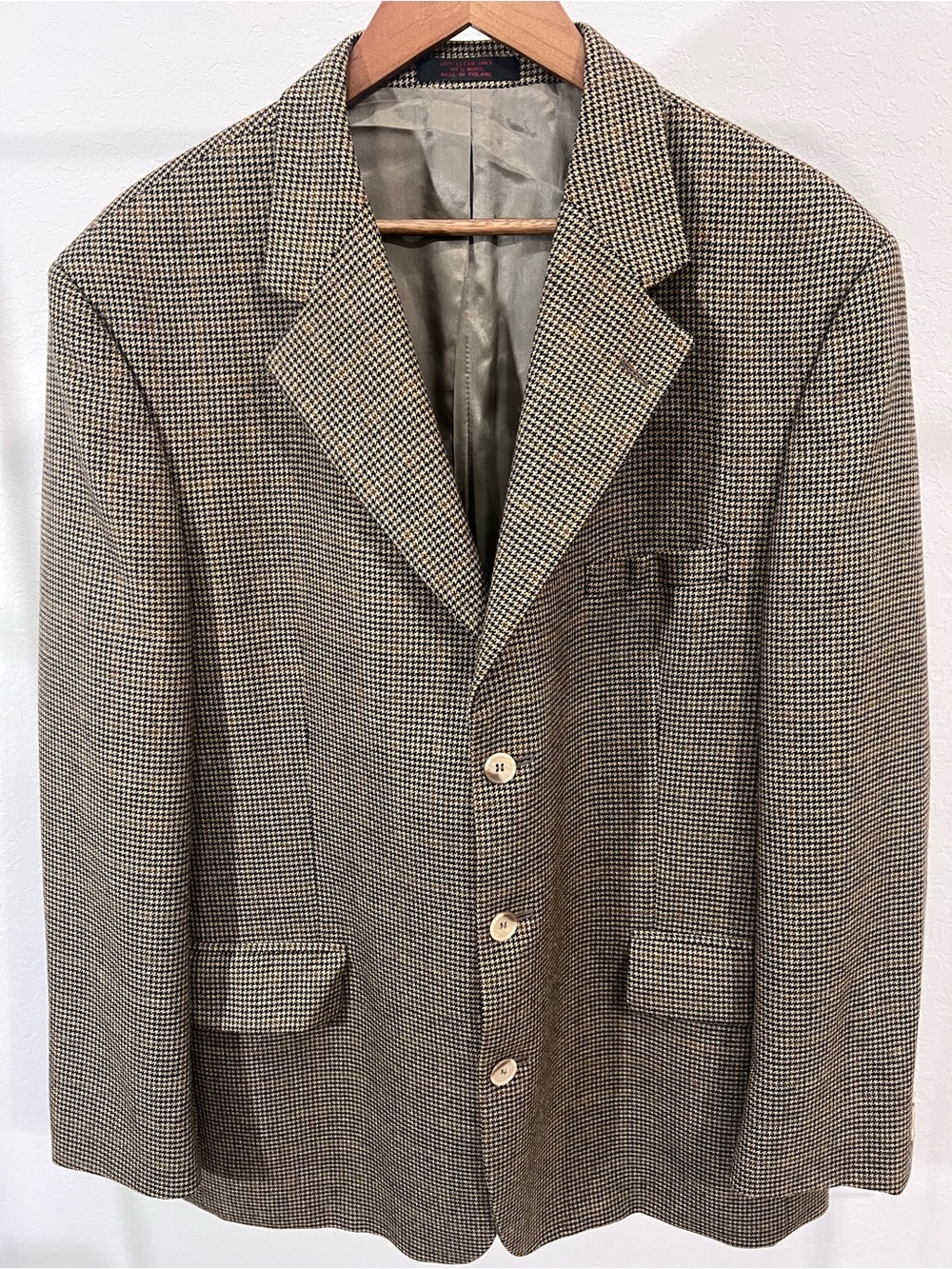 Vintage John Weitz Signature Collection Men's Tweed Sport Coat Blazer